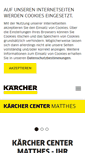 Mobile Screenshot of kaercher-center-matthes.de